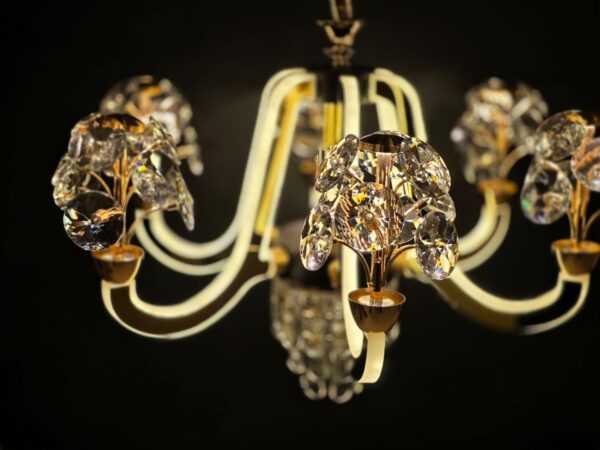 Aurora Bloom Crystal LED Chandelier - Image 4