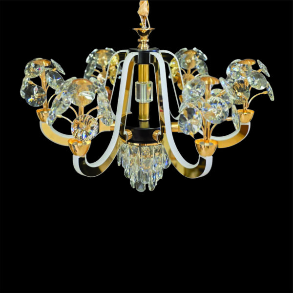 Aurora Bloom Crystal LED Chandelier - Image 3