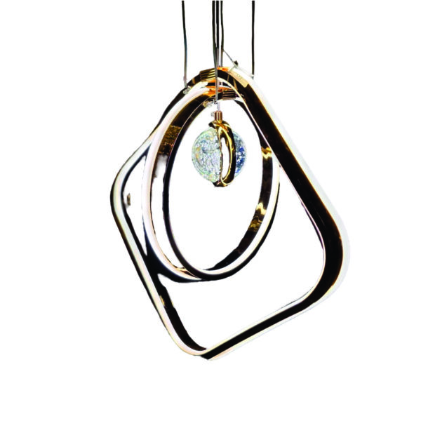 Orbitra Geo Crystal LED Pendant Light