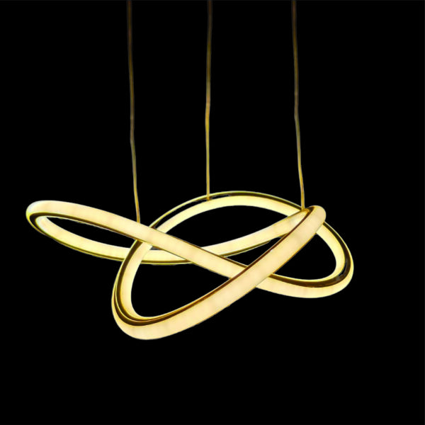 Infinity Loop LED Pendant Light - Image 4