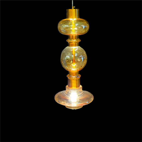 Luminex Artisan Glass Hanging Light - Image 4