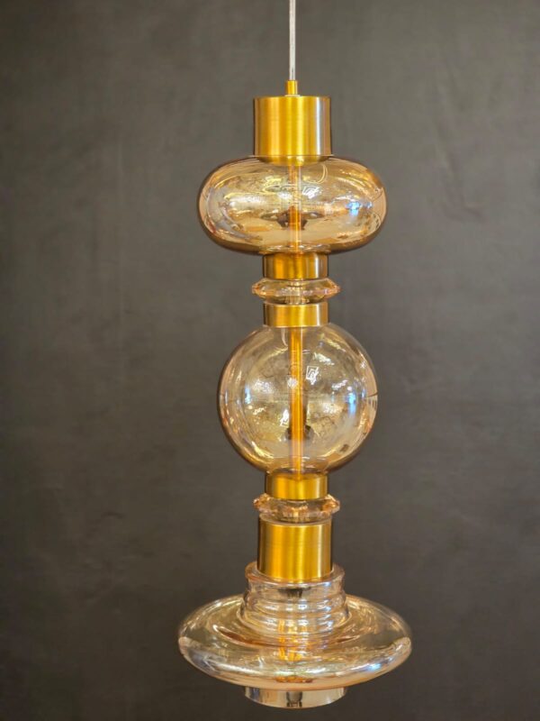Luminex Artisan Glass Hanging Light - Image 3