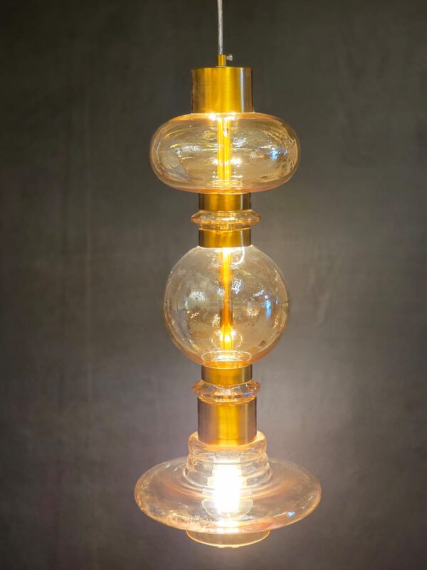 Luminex Artisan Glass Hanging Light - Image 5