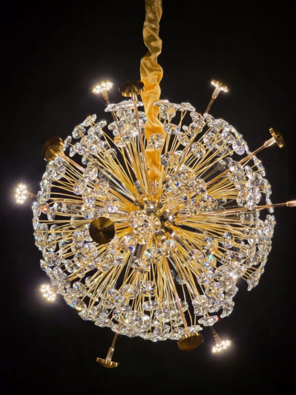 AstraNova Crystal Burst Chandelier - 800mm - Image 4