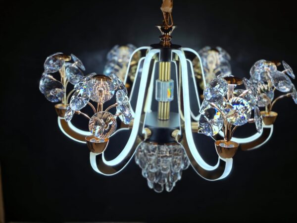 Aurora Bloom Crystal LED Chandelier - Image 5