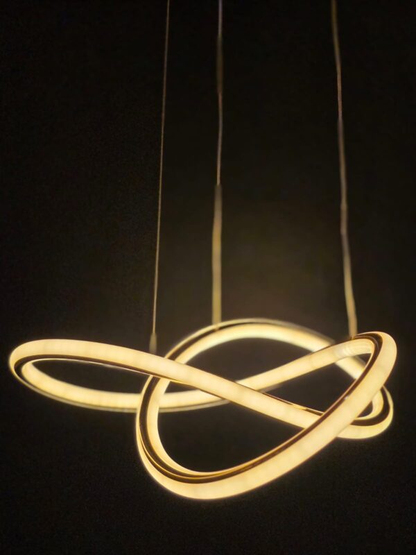 Infinity Loop LED Pendant Light - Image 6