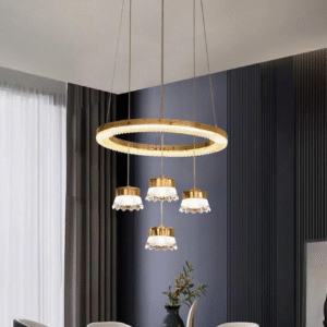 Aurora Luxe Ring Pendant Light - LED Chandelier