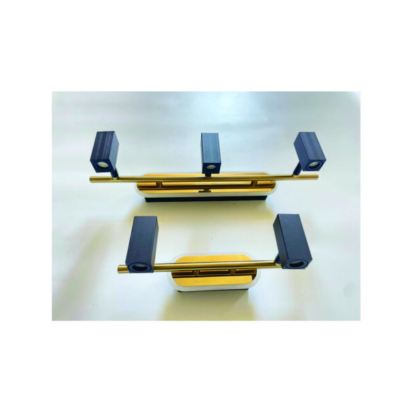 Modern Gold & Black LED Vanity Light – Model 1009