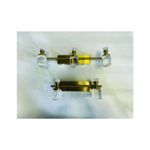 BubbleGlass Gold Vanity Light – Model 1005