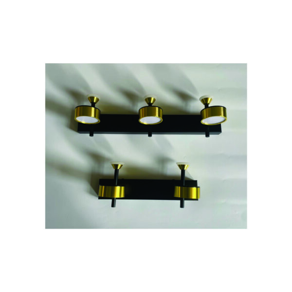 Black & Gold Drum-Head Designer Mirror Light – Model 1018