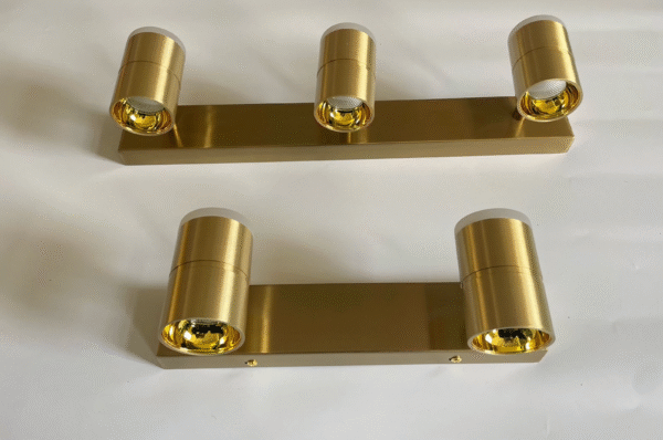 GoldSpot Mirror & Washroom Wall Light (2/3 Light Options) - Image 2