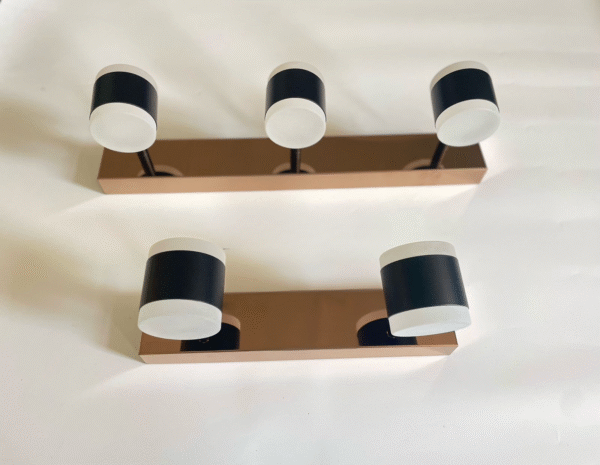 DualTone Mirror & Washroom Wall Light (2/3 Light Options)